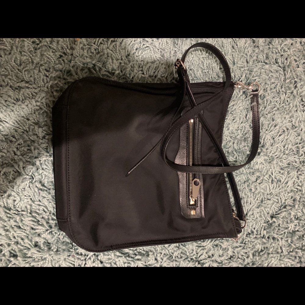 Rebecca Minkoff cross body black nylon